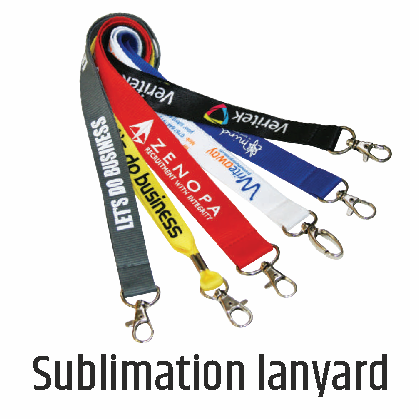 Sublimation lanyard