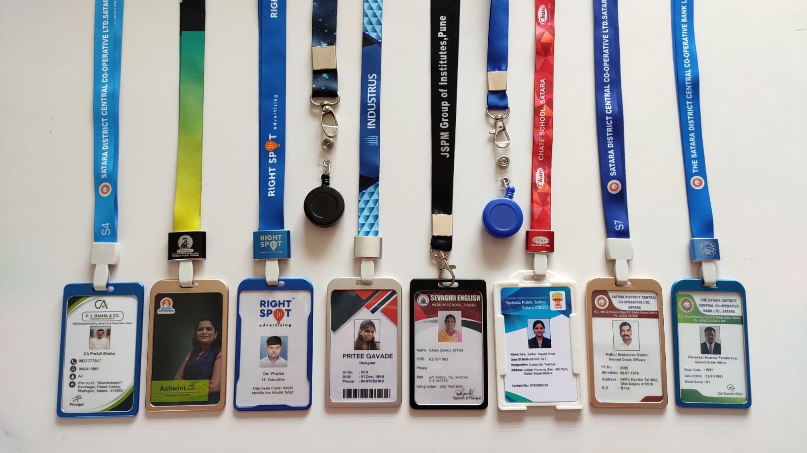 Employee or staff id Card_